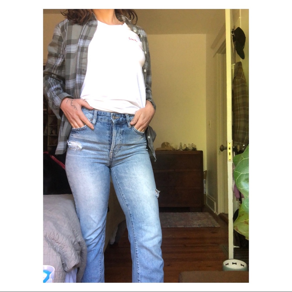 High waist jeans